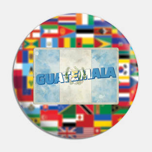 Guatemala Vintage style retro souvenir Pin