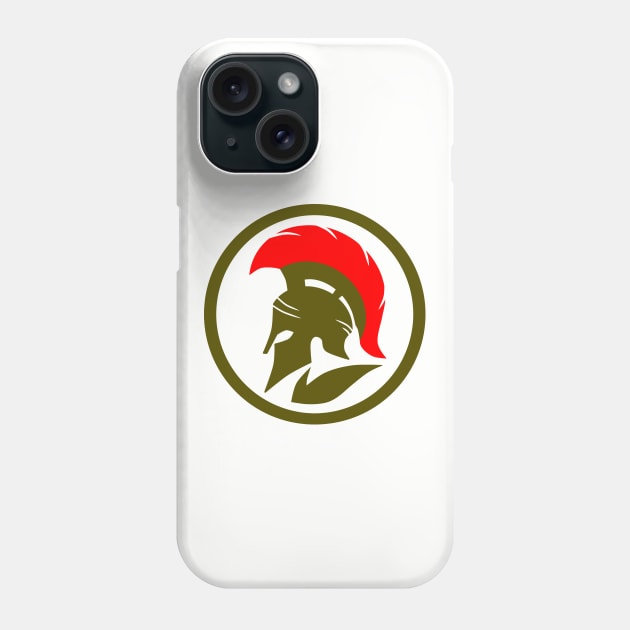 Spartan Warrior Phone Case by Tuye Project