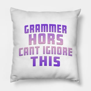 Grammer Hors Cant Ignore This Purple Pillow
