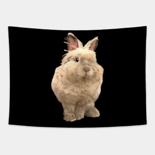 cream Lion Head Rabbit _ Bunniesmee Tapestry