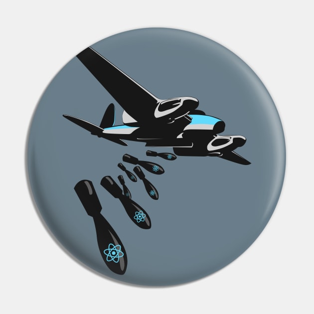 ReactJs Bomber Pin by Decked Developer