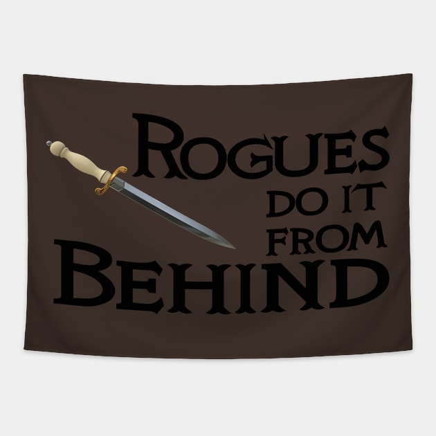 Rogues Do It From Behind Tapestry by masciajames