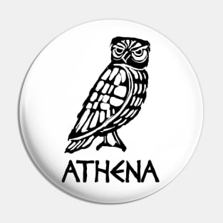 Wise Owl, Owl of Athena Pin