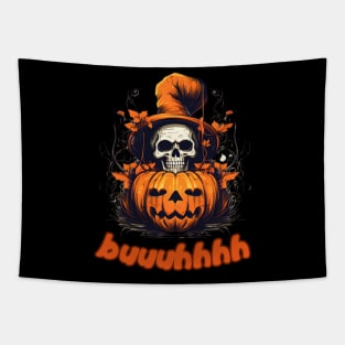 Buuhhhh-Halloween Haunt Tapestry