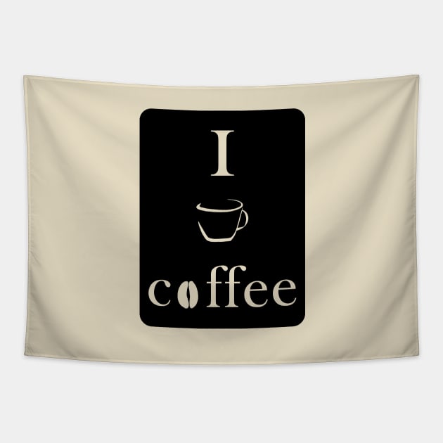 I love coffee Tapestry by DarkoRikalo86