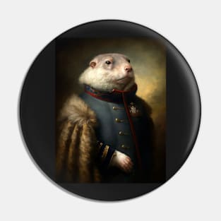 Royal Portrait of a Rat Pin