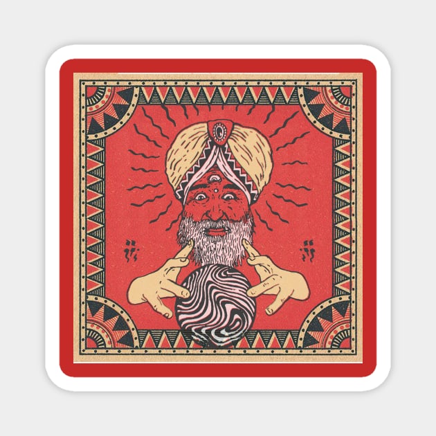 The Fortune Teller Magnet by Luke Gray