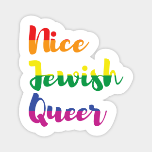 Nice Jewish Queer (NJQ) Magnet