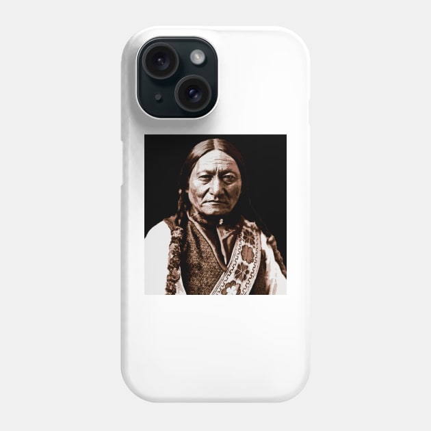 sitting bull Phone Case by oryan80