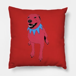 Grateful Dawg Red Pillow