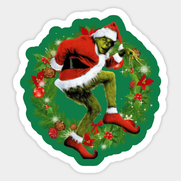 Grinch Stole Christmas Grinch Stole Christmas Sticker Teepublic