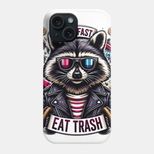 Cool Raccoon: The Fast Lane & Leftovers Phone Case