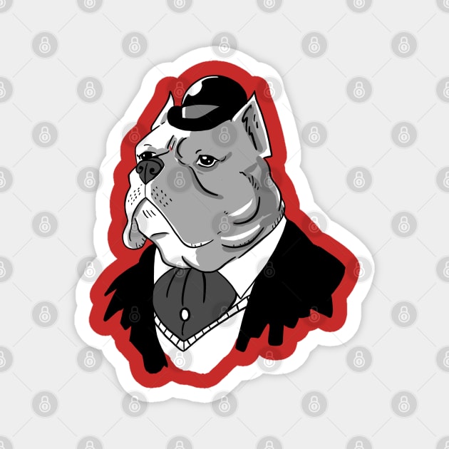 Dapper Fella Magnet by erikburnham