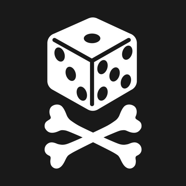 Discover DICE AND CROSSBONES - Dice - T-Shirt