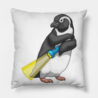 Penguin Flashlight Pillow