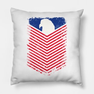 Eagle American Patriotic Independence Pillow