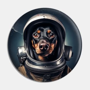 Astro Dog - German Pinscher Pin