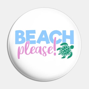 Beach Please Pin