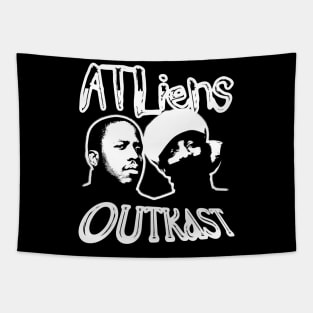 OUTKAST ATLIENS WHITE Tapestry