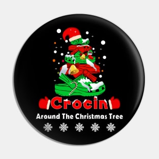 Crocin Around Cristmas Tree Pin
