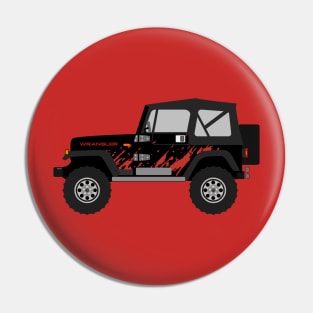 [JEEP] Red Decal Sideview Pin