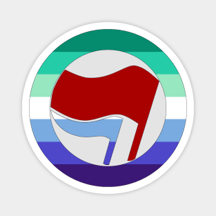 Gay Man Antifascist Action Magnet