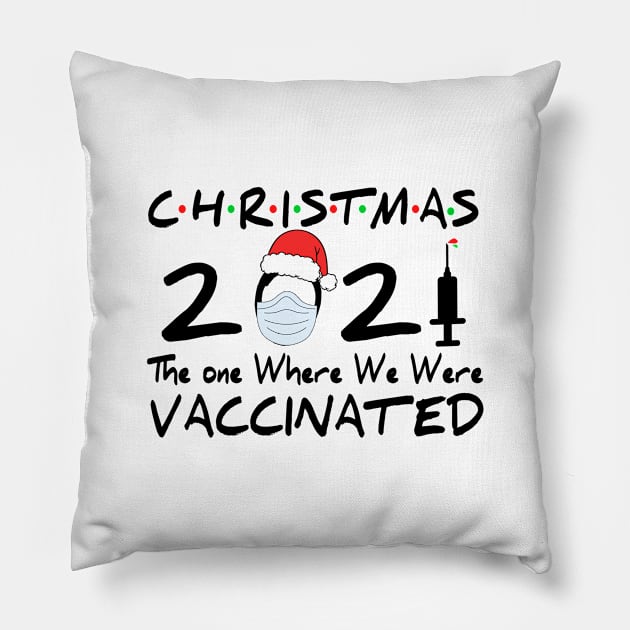 Funny Christmas 2021 Pillow by SKHR-M STORE