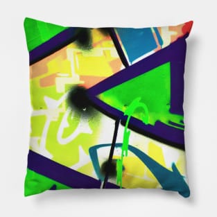 urban skateboard rap by LowEndGraphics Pillow