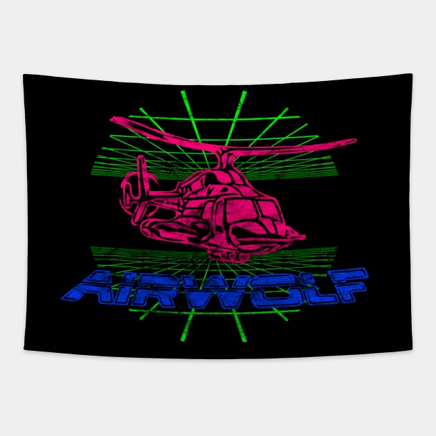 Airwolf Tapestry by Doc Multiverse Designs