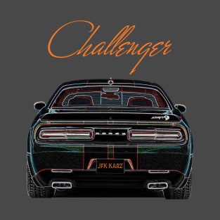 Dodge Challenger Car Rear End T-Shirt