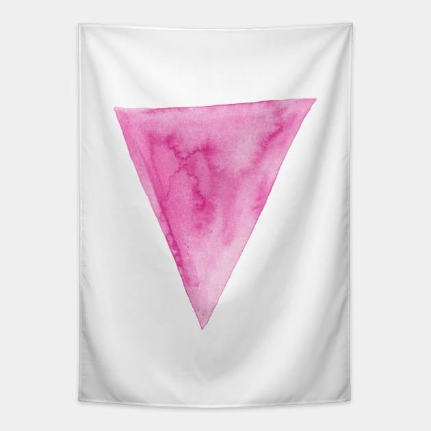 Gay Pride - Pink Triangle Tapestry by inSomeBetween