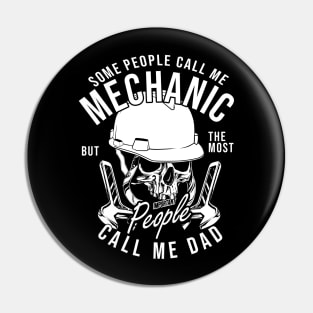 Mechanic Dad Pin