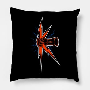 DINO-SUPREMACY SYMBOL / Blue variant Pillow