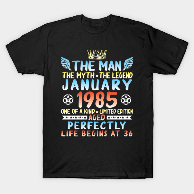 The Man The Myth The Legend January 1985 One Of A Kind Ltd Edition Aged ...