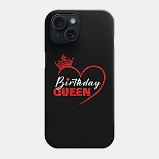 Birthday Queen  Crown Heart Phone Case