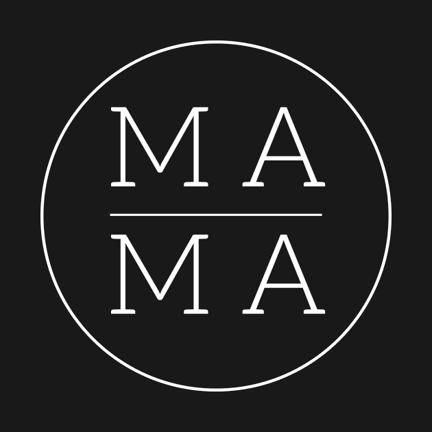 Mama Minimalism Typography by S.Fuchs Design Co.