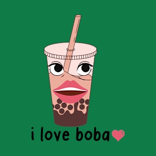 I Love Boba Tea T-Shirt