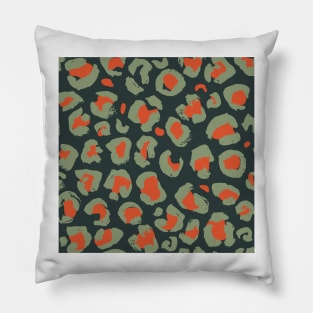 Colorful Leopard Print II Pillow