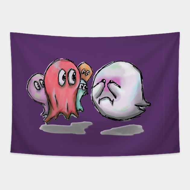 Boo Tapestry by Beanzomatic