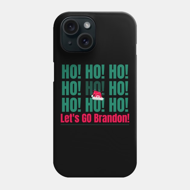 Let's Go Brandon Santa Claus Christmas Phone Case by MalibuSun