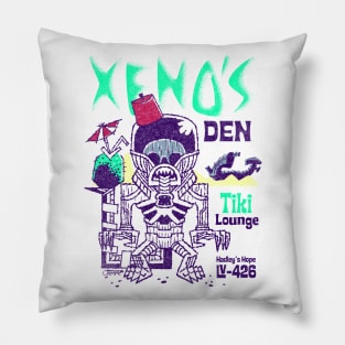 Xeno's Den Tiki Lounge Pillow