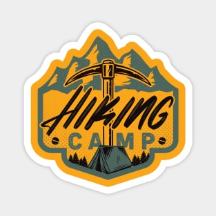 Hiking Camp Magnet