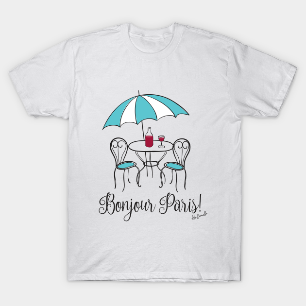 bonjour paris t shirt