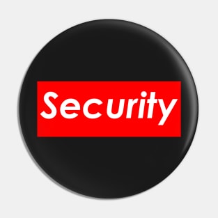 Security (Red) Pin