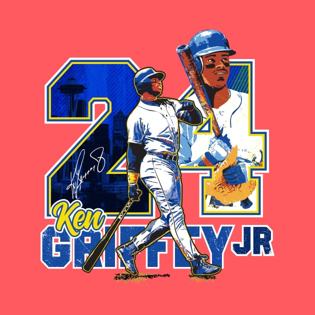 Ken Griffey Jr. Tee T-shirt by goderslim