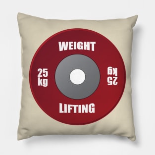 WEIGHTLIFTING Plate Pillow