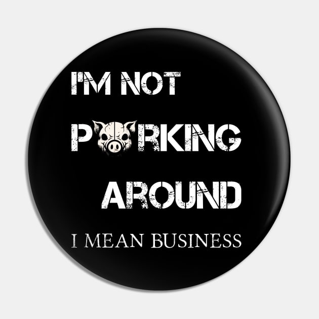 Motivational Grunge Pig Pin by MetalByte