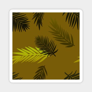 Gold Palm Leaves Magnet