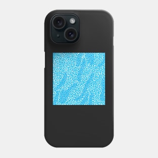 Blue Leopard Pattern Phone Case