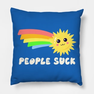 People Suck Pillow